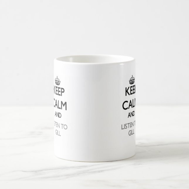 Taza De Café Guarde la calma y escuche la papada (Centro)