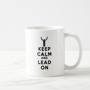 Taza De Café Guarde la calma y lleve encendido