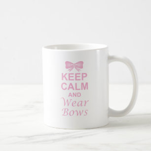 Taza De Café Guarde la calma y lleve los arcos