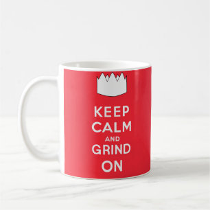 Taza De Café Guarde la calma y muélala encendido