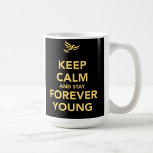 Taza De Café Guarde la calma y permanezca para siempre los