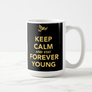 Taza De Café Guarde la calma y permanezca para siempre los