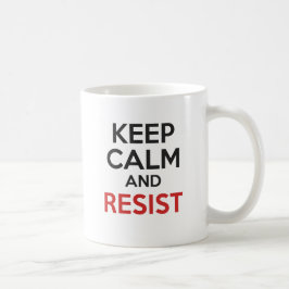 Taza De Café Guarde la calma y resista