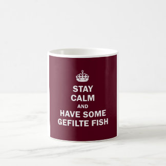 Taza De Café Guarde la calma y tenga algunos pescados de