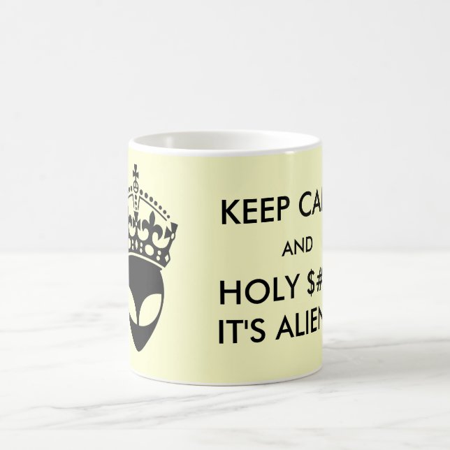 Taza De Café ¡Guarde $# tranquilo y santo! ¡Y es extranjeros! (Centro)