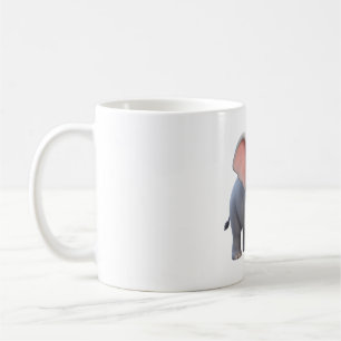 Taza De Café Guardería de dibujos animados de elefante bebé lin