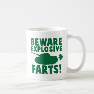 Taza De Café ¡Guárdese de EXPLOSIVO FARTS!