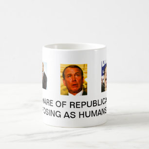 Taza De Café Guárdese de los republicanos que presentan como