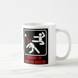 Taza De Café Guárdese del amo de Kung Fu