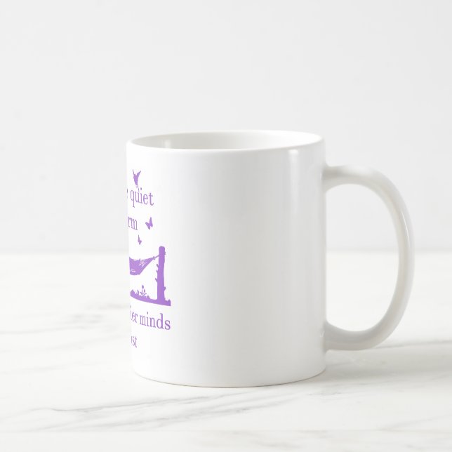 Taza De Café Guárdese del ratón de biblioteca reservado (Derecha)