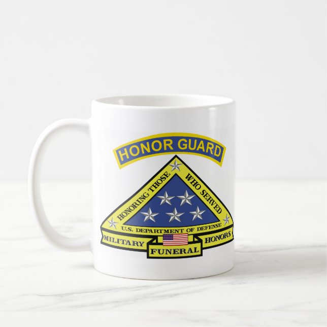 TAZA DE CAFÉ GUARDIA DE HONOR FÚNEBRE MILITAR (Izquierda)