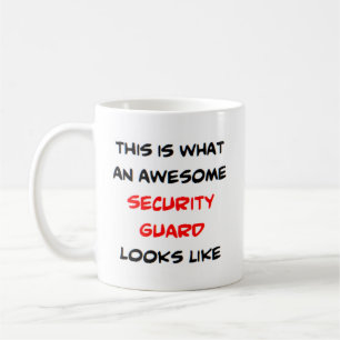 Taza De Café guardia de seguridad, impresionante