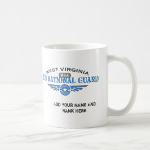 Taza De Café Guardia Nacional del aire de Virginia Occidental