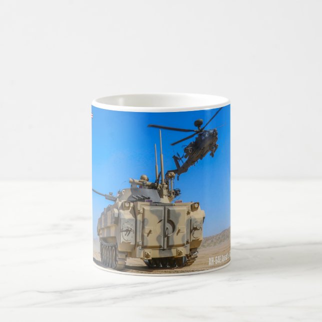 TAZA DE CAFÉ GUARDIAN DE APACHE AH-64E (Centro)
