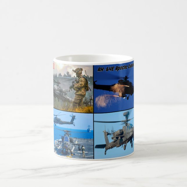 TAZA DE CAFÉ GUARDIAN DE APACHE AH-64E (Centro)