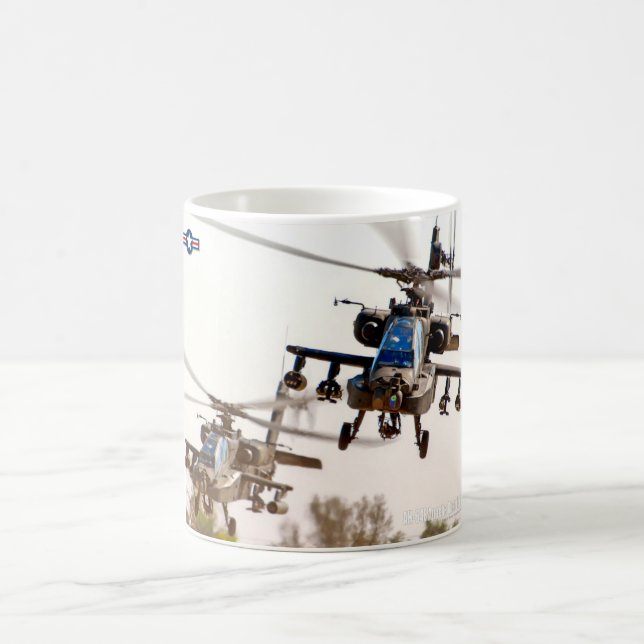 TAZA DE CAFÉ GUARDIAN DE APACHE AH-64E (Centro)
