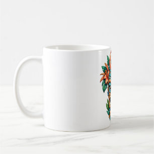 Taza de café Guardian de joya turquesa