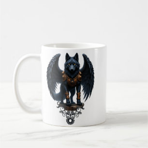 Taza De Café Guardián de la Luna – El Lobo de Ala Negra