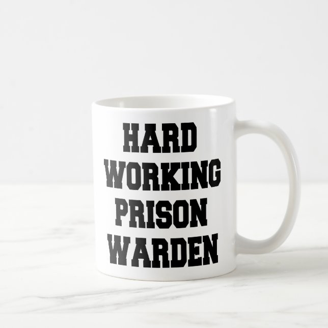Taza De Café Guardián de la prisión de trabajo duro (Derecha)
