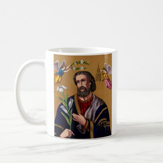 Taza De Café Guardián de San José de la Sagrada Familia (Izquierda)