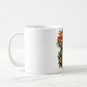 Taza de café Guardian del escudo de hibisco