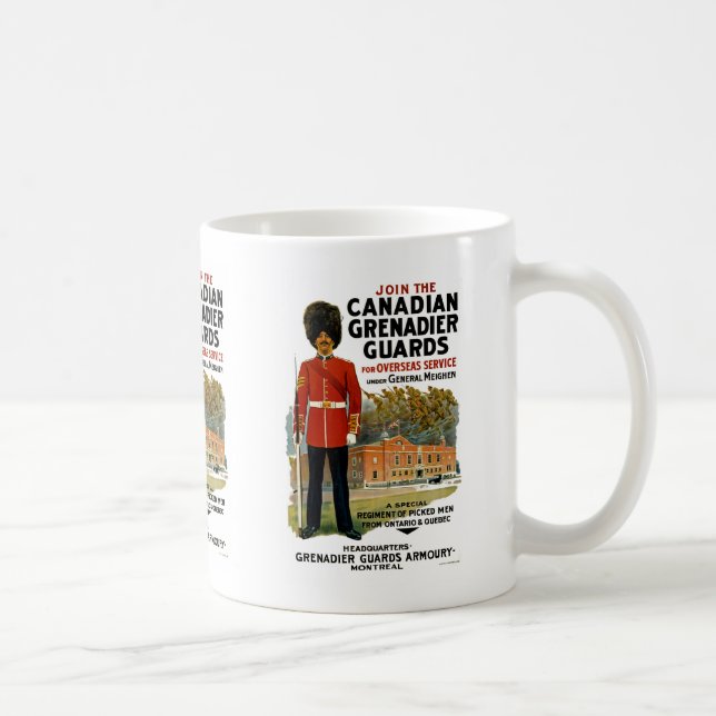Taza De Café Guardias de granadero de Canadá (Derecha)