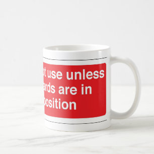 Taza De Café guardias en la posición