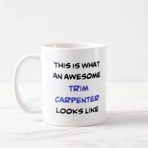 Taza De Café guarnecido del carpintero, impresionante