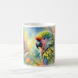 Taza De Café Guaro parrot 101024AREF140 - Watercolor