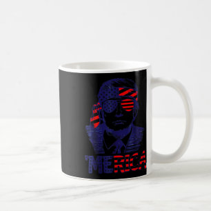 Taza De Café Guay América Trump Feliz 4 de julio a Trump