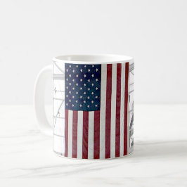 Taza De Café GUAY American Flag Airport Architecture