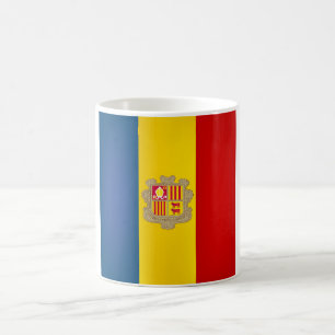 Taza De Café Guay Andorra Bandera Café Mug