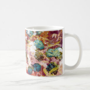 Taza De Café Guay, arte de moda del patrón de flor romántico