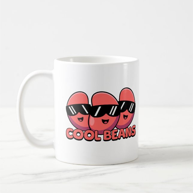 Taza De Café ¡Guay Beans! Cute Kidney Bean Pun (Izquierda)