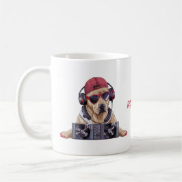 Taza De Café Guay Beats Canine DJ