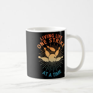 Taza De Café Guay Bowling Art Para Hombres Mujeres Niños Huelga