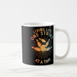 Taza De Café Guay Bowling Art Para Hombres Mujeres Niños Huelga