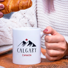 Taza De Café Guay Calgary Canada Mountains Maple Leaf