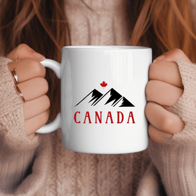 Taza De Café Guay Canada Monta hojas de arce canadienses (Subido por el creador)