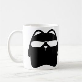 Taza De Café Guay Cat Coffee Mug, agente secreto, gafas de sol
