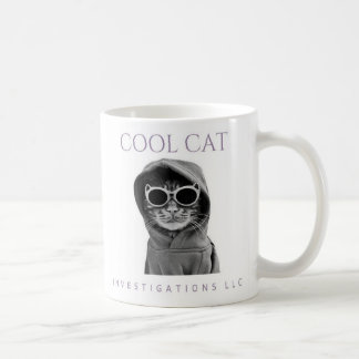 Taza De Café Guay Cat Investigations LLC mug (luz)