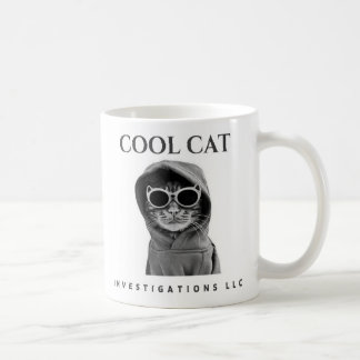 Taza De Café Guay Cat Investigations LLC mug (negro/blanco)