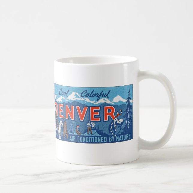 Taza De Café Guay Colorful Denver (Derecha)