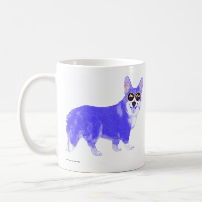 Taza De Café Guay Corgi Mug (Izquierda)
