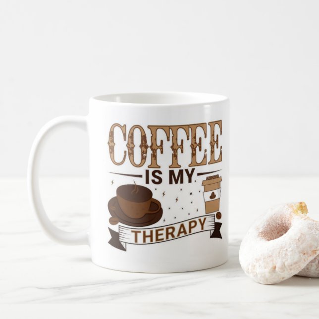 Taza De Café Guay Funny Coffee Lover Saying (Con donut)