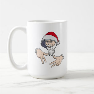 Taza De Café Guay Gangsta Hip Hop Hand Rap Santa Claus