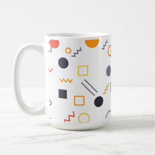 Taza De Café Guay, ilustracion abstracto único, moderno y urban