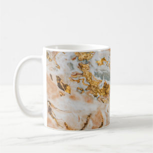 Taza De Café Guay Marble Gold Touch
