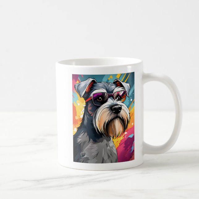 Taza De Café Guay Mini Schnauzer (Derecha)