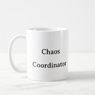 Taza De Café Guay Mom Mug - Coordinador del caos Funny Coffee C